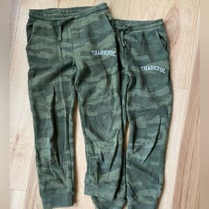 Boutique joggers for girls in camo!